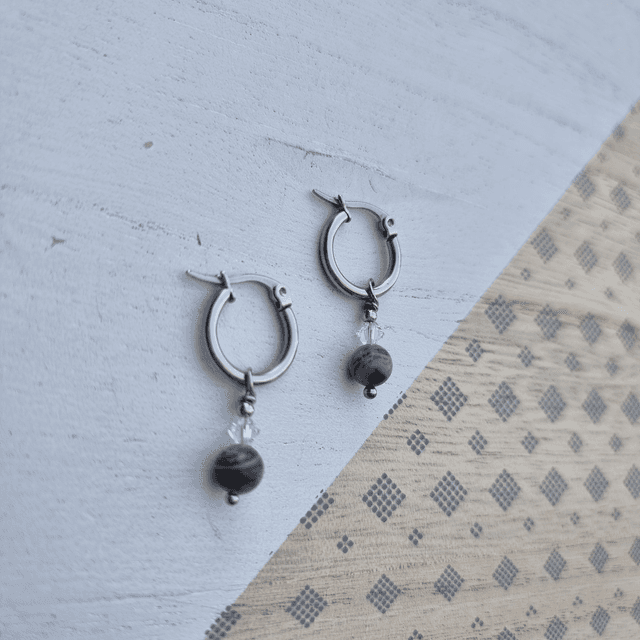 Boucles d&#039;oreilles JASPE